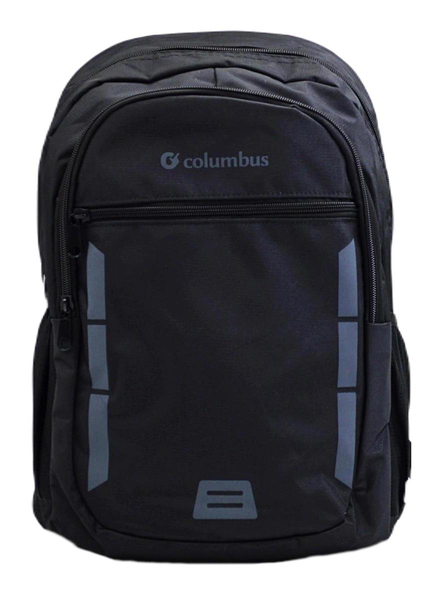 Columbus 05381 5 Gözlü Siyah Lise-Üniversite Unisex Sırt Çantası