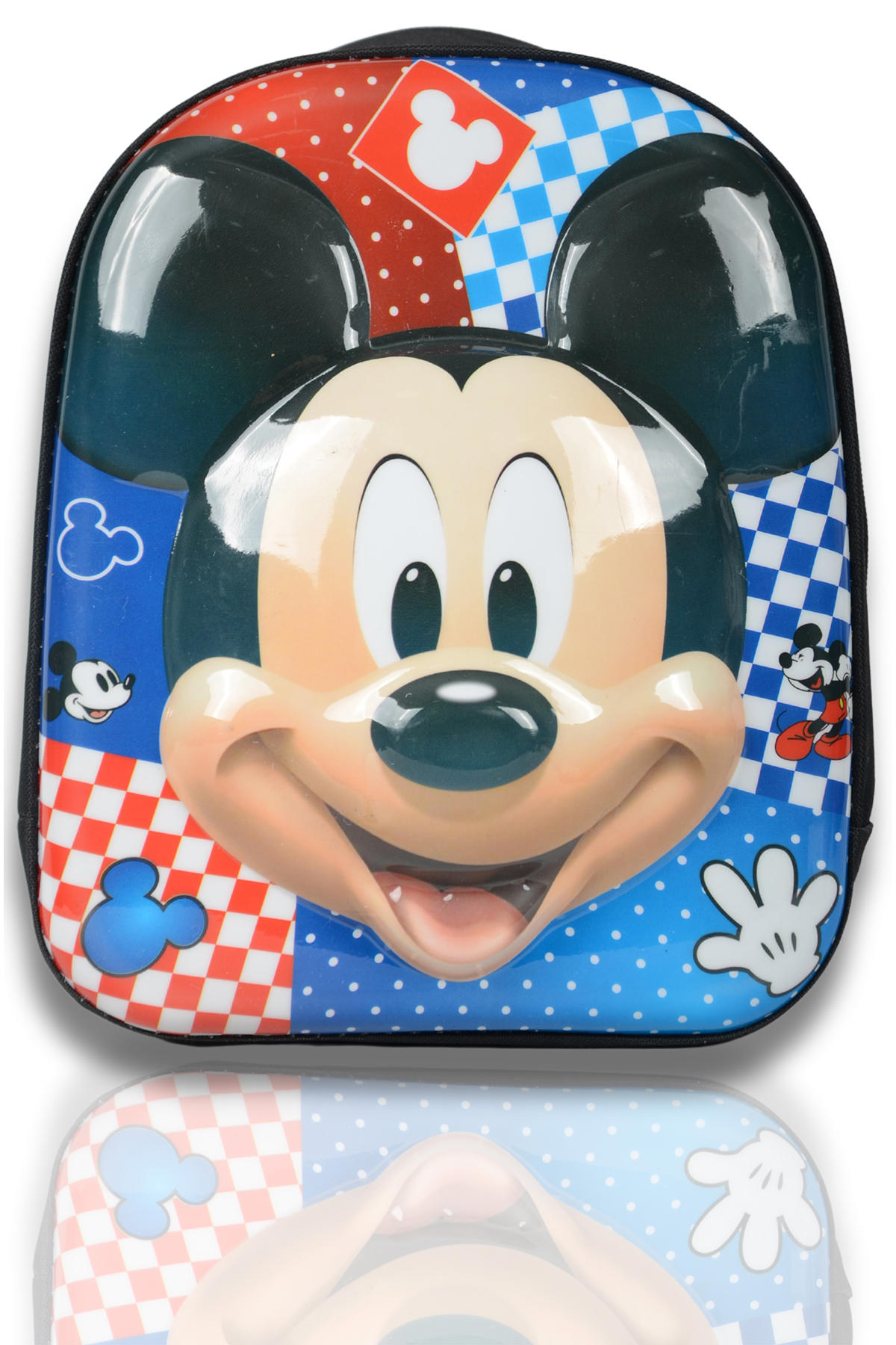 IRK Mickey Mouse Disney Tek Gözlü Mavi Anaokulu Erkek Çocuk Sırt Çantası