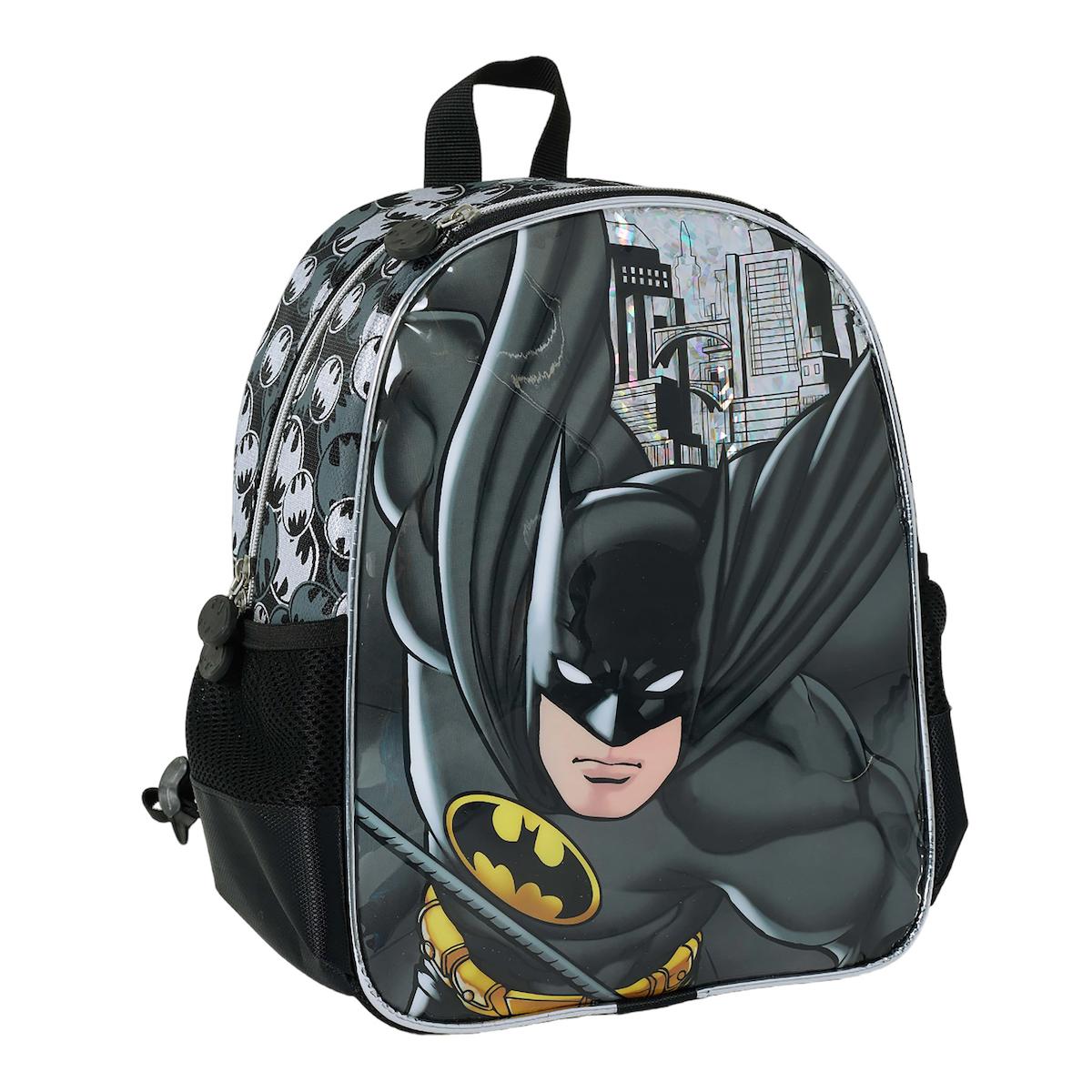 OBM 2022 Batman DC 3 Gözlü Gri Anaokulu Erkek Çocuk Sırt Çantası