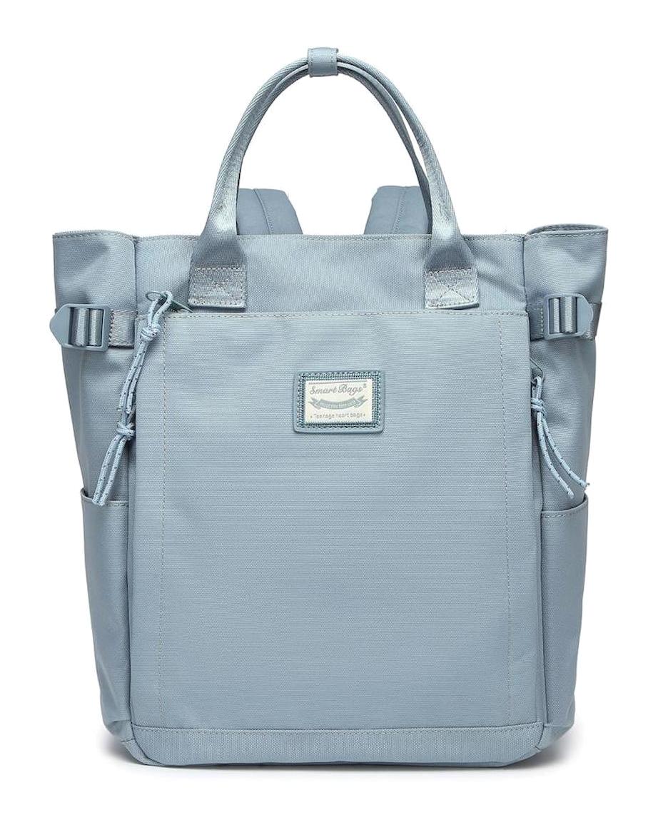 Smart Bags 3194 2 Gözlü Buz Mavi Lise-Üniversite Unisex Sırt Çantası