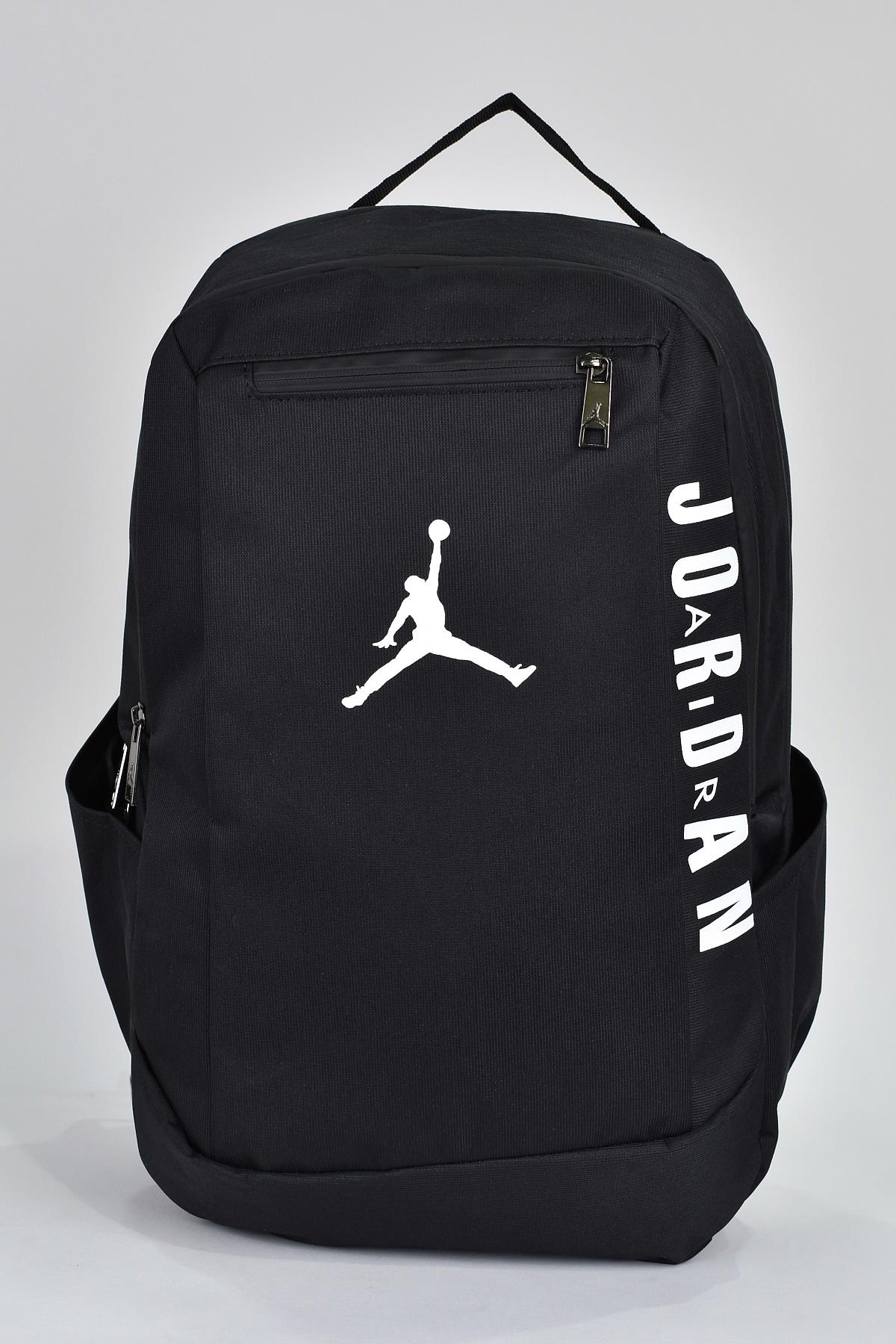 Jordan Q3079 Jordan 3 Gözlü Siyah Lise-Üniversite Unisex Sırt Çantası