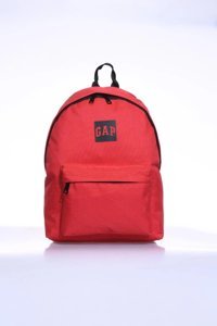 Gap 03478 Su Geçirmez 2 Gözlü Kırmızı Lise-Üniversite Unisex Sırt Çantası