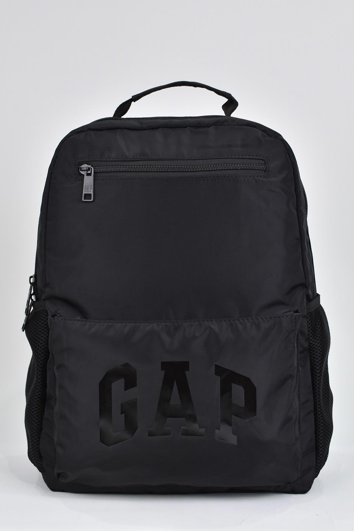 Gap 03420 4 Gözlü Siyah Lise-Üniversite Unisex Sırt Çantası
