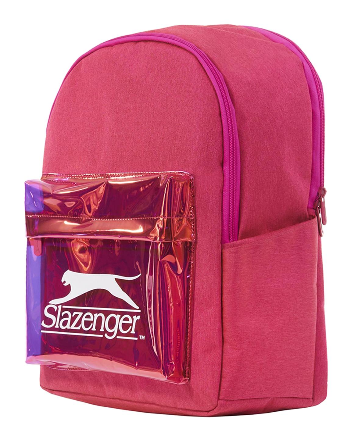 Slazenger 22144 2 Gözlü Pembe İlkokul Unisex Sırt Çantası