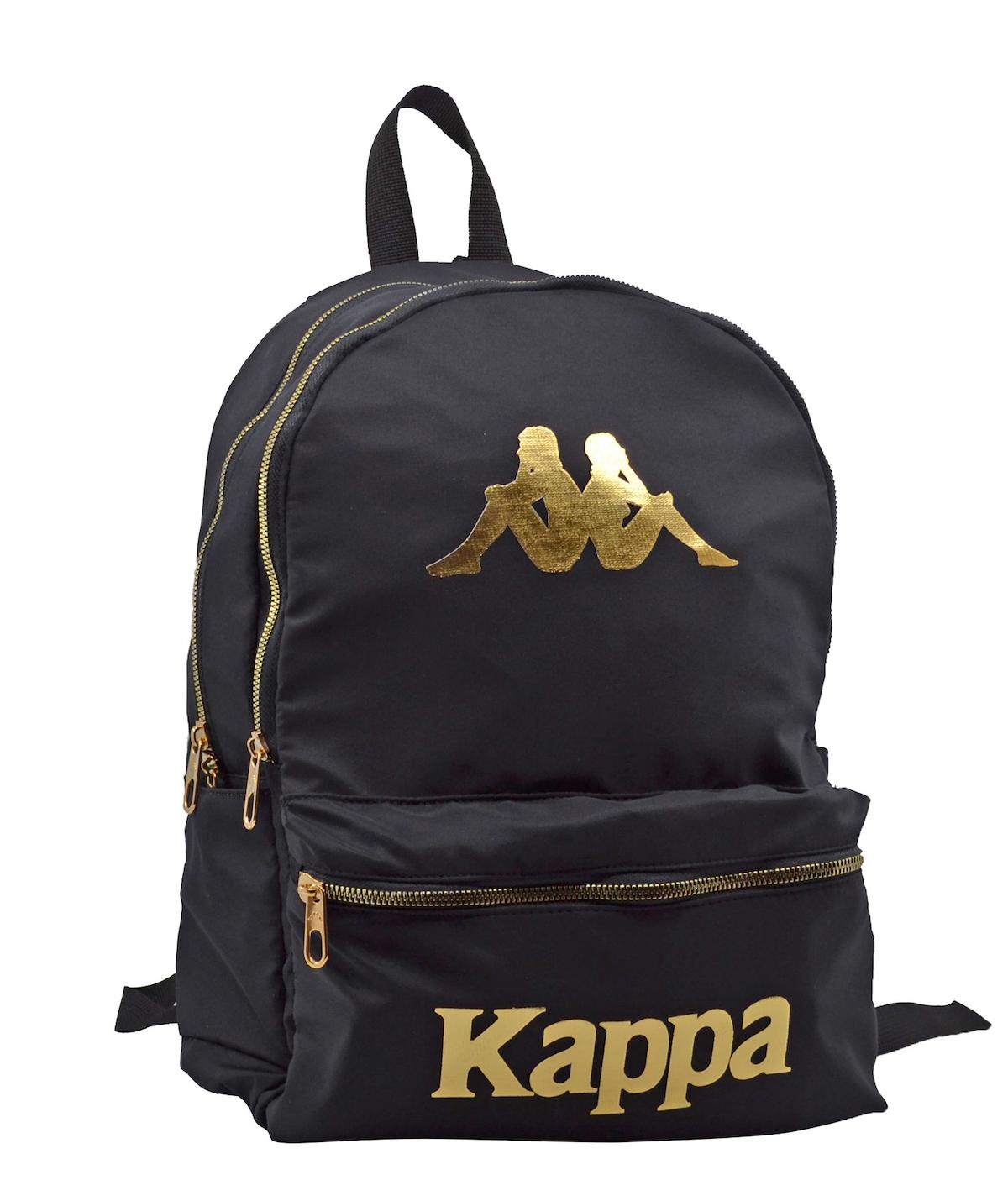 Kappa 1934 5 Gözlü Siyah Lise-Üniversite Unisex Sırt Çantası