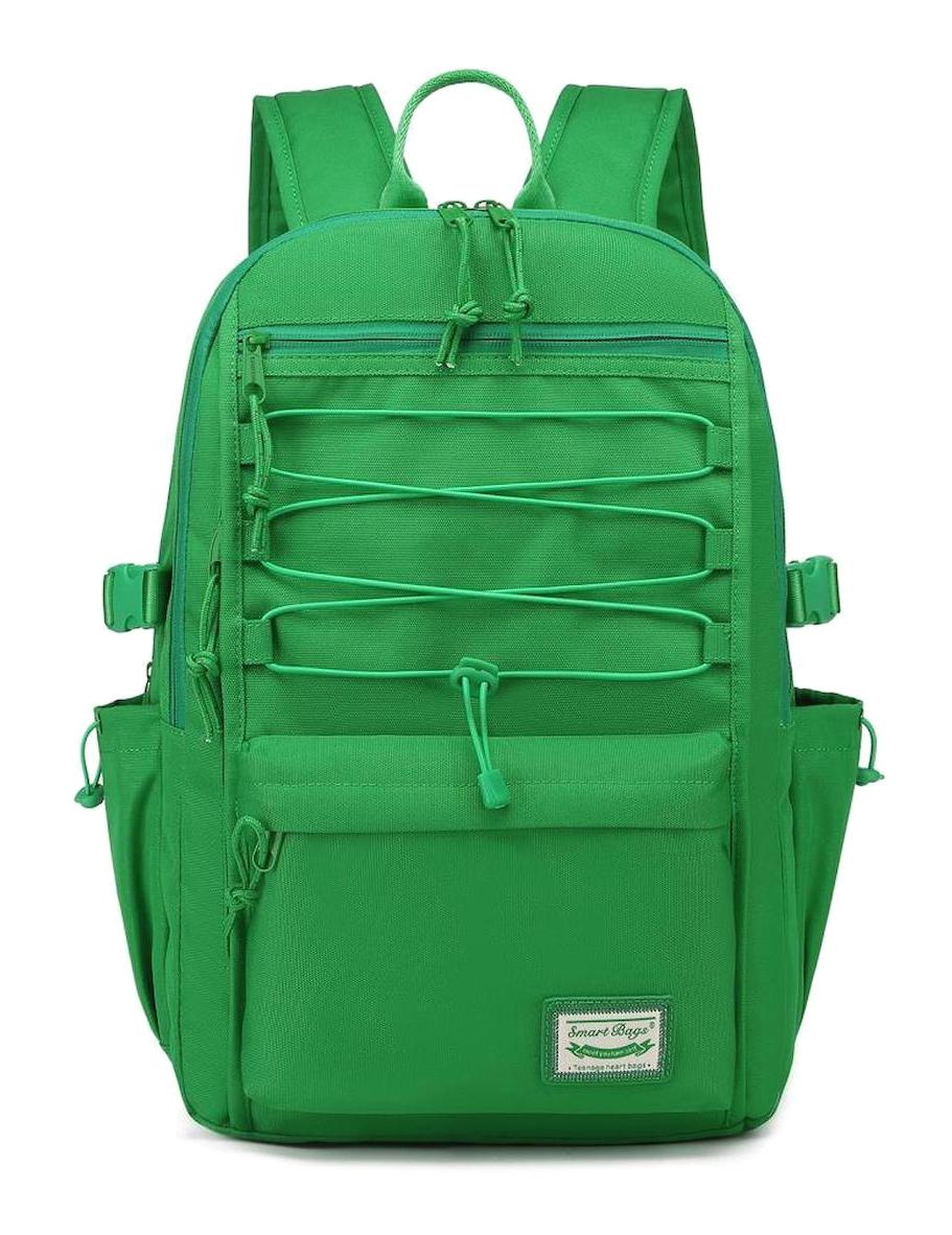 Smart Bags 3156 Çok Gözlü Yeşil Lise-Üniversite Unisex Sırt Çantası