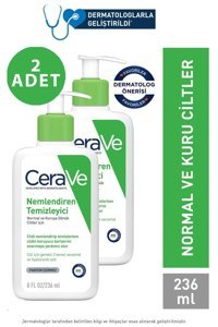 Cerave Hydrating Normal ve Kuru Ciltler İçin Yüz Temizleme Jeli 2x236 ml