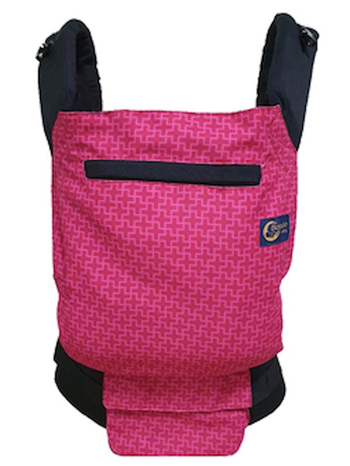 Babalin Baby Ergonomik 20 kg Kapasiteli Oturaklı Kanguru Pembe