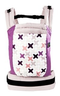 Babalinbaby Collete Bel Destekli Beyaz-Mor Sling