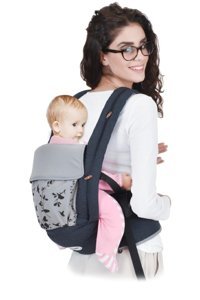 Sevi Bebe Art-570 Bel Destekli Gri Sling