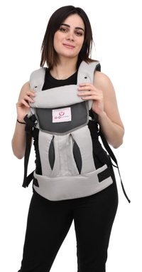 Momella Baby Bel Destekli Gri Sling