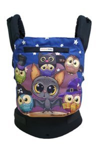 Solomombaby Şaşkın Kuşlar Bel Destekli Siyah Sling