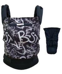 Solomombaby Lüks Bel Destekli Siyah Sling