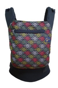 Babalinbaby Etnik Desen Bel Destekli Koyu Gri Sling