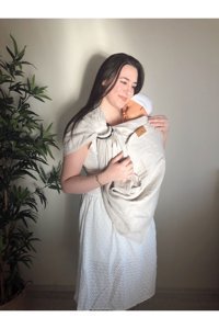 Solomombaby Bel Destekli Turuncu Sling