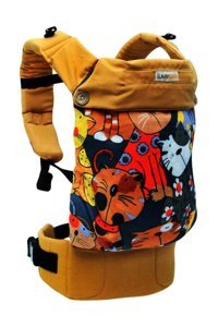 İlkay Baby Mırmır Kediler Bel Destekli Turuncu Sling