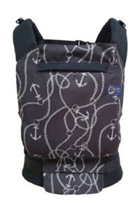 Babalinbaby Gri Çapa Bel Destekli Siyah Sling