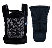 Babalinbaby Bisiklet Bel Destekli Siyah Sling