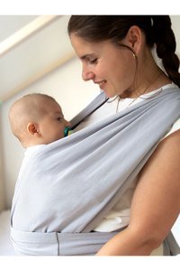 Babyjem Bel Destekli Gri Sling