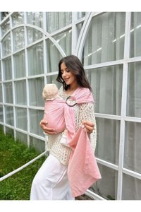 Baby Hugs Bel Destekli Pembe Sling