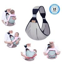 Huggy Mommy Angel Bel Destekli Gri Sling
