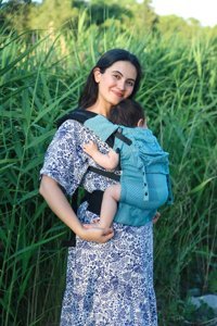Neko Bel Destekli Mavi Mei Tai Sling