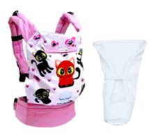 Solomombaby 4 In 1 Bel Destekli Pembe Sling