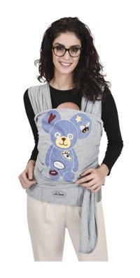 Sevi Bebe Bel Destekli Gri Sling