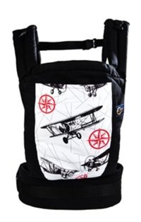Babalinbaby Yıldız Bel Destekli Siyah Sling