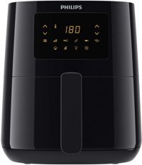 Philips HD9252/90 Essential Airfryer 4.1 lt Tek Hazneli Izgara Yapan Led Ekranlı Yağsız Sıcak Hava Fritözü Siyah