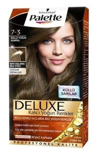 Palette Deluxe 7-3 Küllü Yoğun Kumral Amonyaksız Krem Saç Boyası 4x60 ml