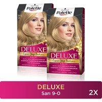 Palette Deluxe 9-0 Sarı Amonyaksız Krem Saç Boyası 2x60 ml
