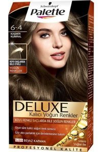 Palette Deluxe 6-4 Kaşmir Kumral Krem Saç Boyası 4x50 ml