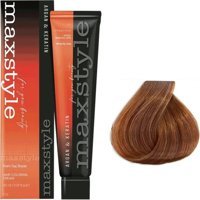 Maxstyle Argan & Keratin 7.34 Karamel Amonyaksız Krem Saç Boyası 6x60 ml