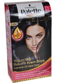Palette Deluxe 1-1 Gece Mavisi Amonyaksız Krem Saç Boyası 4x60 ml