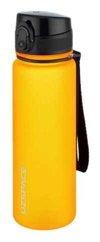 Uzspace Sarı Plastik Okul Matara 500 ml