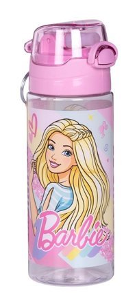 Wiggle Askılı Kilitlenebilir Pipetli Pembe Plastik Okul Çocuk Matara 500 ml