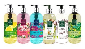 Eyüp Sabri Tuncer Karışık Alkolsüz Vegan Parabensiz Nemlendiricili 6'lı 500 ml Sıvı Sabun