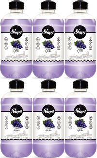 Sleepy Üzüm Alkolsüz Vegan Parabensiz Organik Nemlendiricili 6'lı 1.5 lt Sıvı Sabun