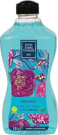 Eyüp Sabri Tuncer Okyanus Ferahlığı Alkolsüz Vegan Parabensiz Organik Nemlendiricili 4'lü 1.5 lt Sıvı Sabun