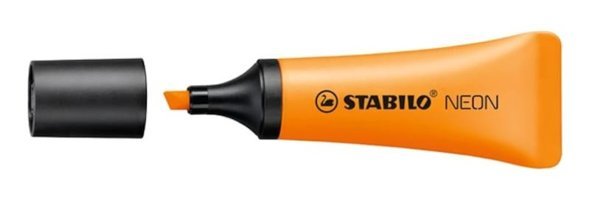 Stabilo 72/54 Mini 10'lu Neon Turuncu Kesik Uçlu Fosforlu Kalem Seti