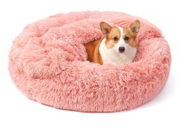Noyal Küçük Irk İç Mekan Köpek Yatağı Pembe