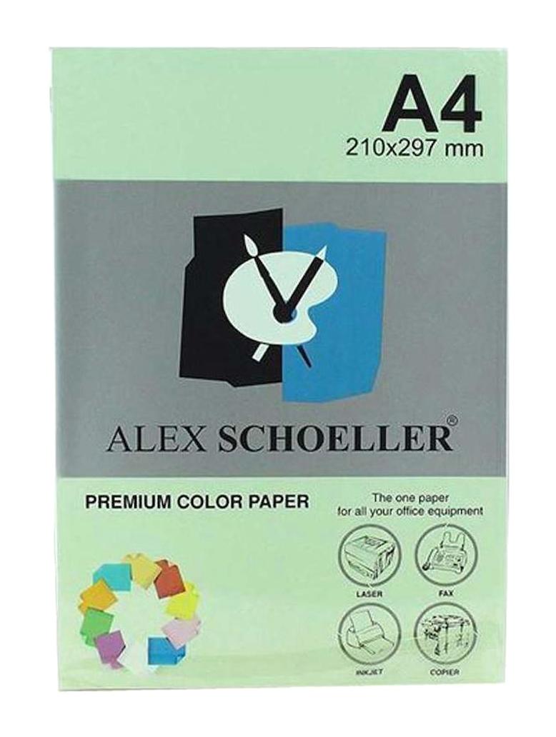 Alex Schoeller ALX 590 A4 80 gr 500 Yaprak 1 Top Yeşil Fotokopi Kağıdı