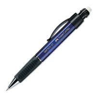 Faber-Castell Grip Plus Silgili Plastik Metalik Mavi 0.7 mm Uçlu Versatil Kalem