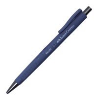 Faber-Castell Econ Urban Silgili Plastik Metalik Lacivert 0.7 mm Uçlu Versatil Kalem