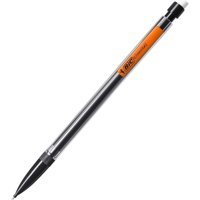 Bic Matic Silgili Plastik Metalik Siyah-Turuncu 0.7 mm Uçlu Versatil Kalem