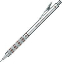Pentel Graphgear 1000 Silgili Metal Metalik Gri 0.3 mm Uçlu Versatil Kalem