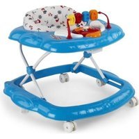 Baby2go Denizli 6 Tekerlekli 3 Kademeli Oyuncaklı Müzikli Örümcek Yürüteç Mavi