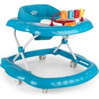 Baby2go Harfli 6 Tekerlekli 3 Kademeli Oyuncaklı Örümcek Yürüteç Mavi