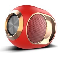 Lebeigo Özel Model X6 Taşınabilir Kırmızı Bluetooth Hoparlör